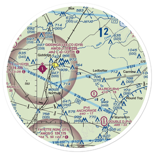 Bar S Ranch Airport (9TX1) VFR Sectional Sticker (30 mile)