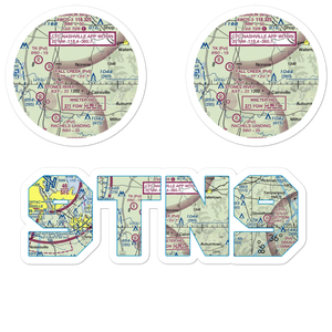 Toy Box Airport (9TN9) VFR Sectional Sticker Pack