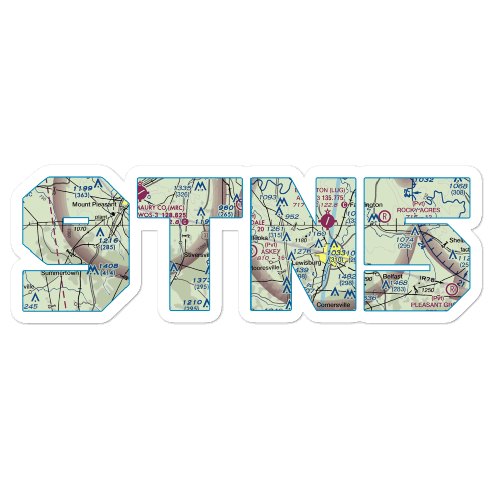 Askey Field (9TN5) VFR Sectional Sticker 