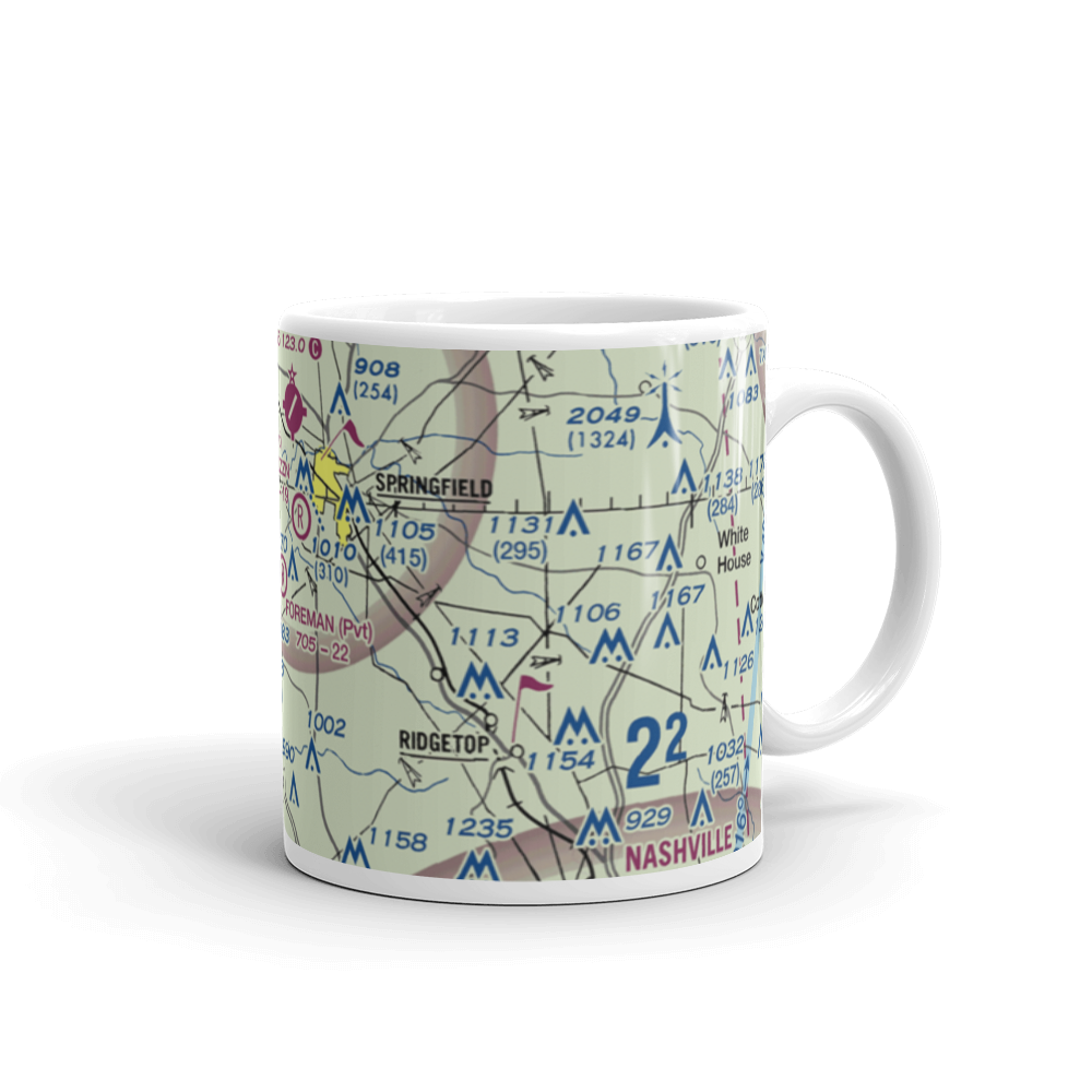 Foreman Field (9TN4) VFR Sectional  Mug 