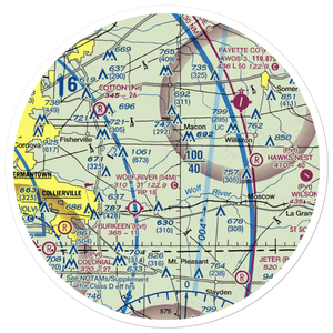 Mehrhoff Field (9TN3) VFR Sectional Sticker (30 mile)