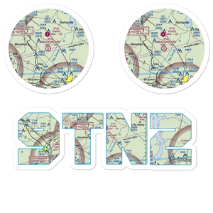 Meadowlark Airport (9TN2) VFR Sectional Sticker Pack