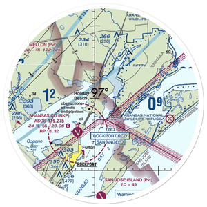 Kalt Ranch Airport (9TE5) VFR Sectional Sticker (30 mile)
