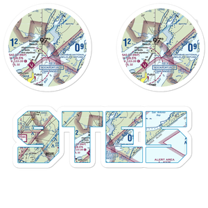 Kalt Ranch Airport (9TE5) VFR Sectional Sticker Pack