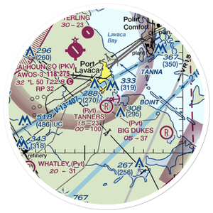 Tanner's Airport (9TE4) VFR Sectional Sticker (20 mile)