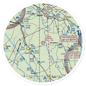 Taylor Ranch Airport (9TA8) VFR Sectional Sticker (30 mile)