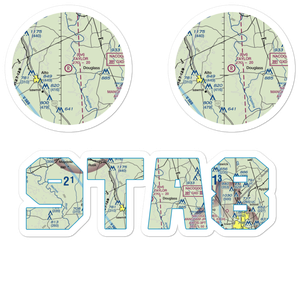 Taylor Ranch Airport (9TA8) VFR Sectional Sticker Pack