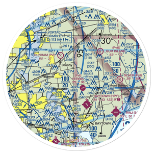 Rogers Airport (9TA3) VFR Sectional Sticker (30 mile)