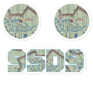Weelborg Airport (9SD9) VFR Sectional Sticker Pack