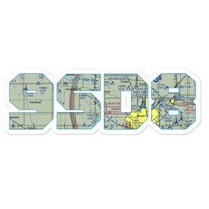 Oakleaf Airport (9SD8) VFR Sectional Sticker