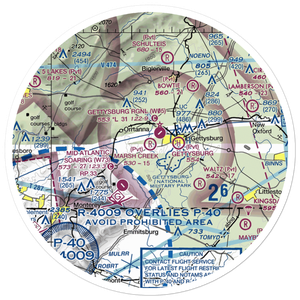 Manor Landing Airport (9PS8) VFR Sectional Sticker (30 mile)