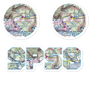 Manor Landing Airport (9PS8) VFR Sectional Sticker Pack