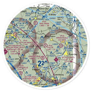 J T Willie Airport (9PS2) VFR Sectional Sticker (30 mile)