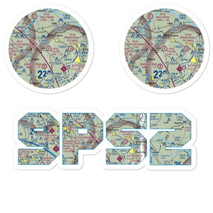 J T Willie Airport (9PS2) VFR Sectional Sticker Pack