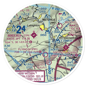 Solt Field (9PA5) VFR Sectional Sticker (20 mile)