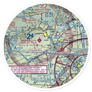 Solt Field (9PA5) VFR Sectional Sticker (30 mile)