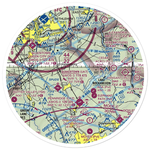 Meadow Strip Ultralightport (9PA3) VFR Sectional Sticker (30 mile)