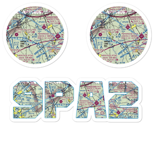Old Plains Airport (9PA2) VFR Sectional Sticker Pack