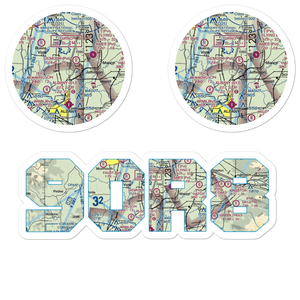 Wooldridge Agstrip Airport (9OR8) VFR Sectional Sticker Pack