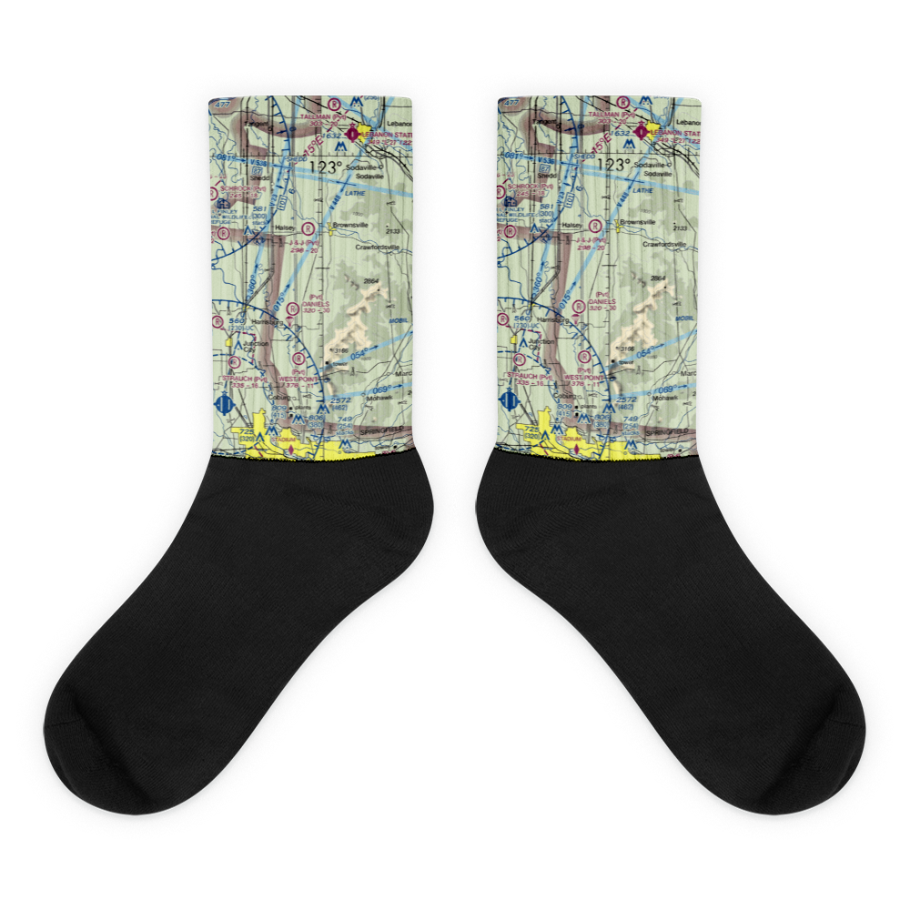 Lafferty Field (9OR0) VFR Sectional Socks 