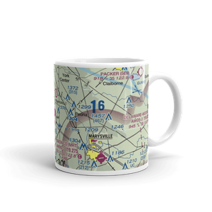 Transportation Research Center of Ohio Airport (9OI5) VFR Sectional  Mug