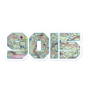 Transportation Research Center of Ohio Airport (9OI5) VFR Sectional Sticker