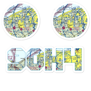 Richards Airport (9OH4) VFR Sectional Sticker Pack