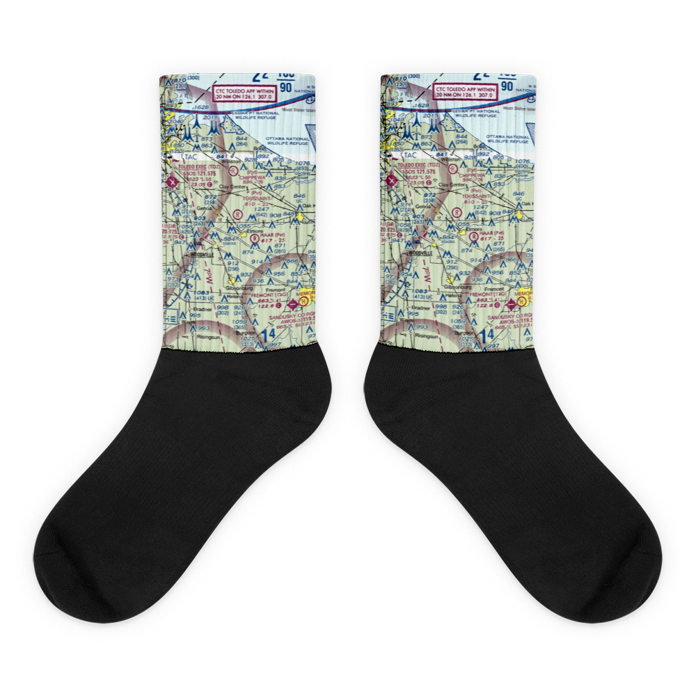 Toussaint Airpark (9OH2) VFR Sectional Socks 