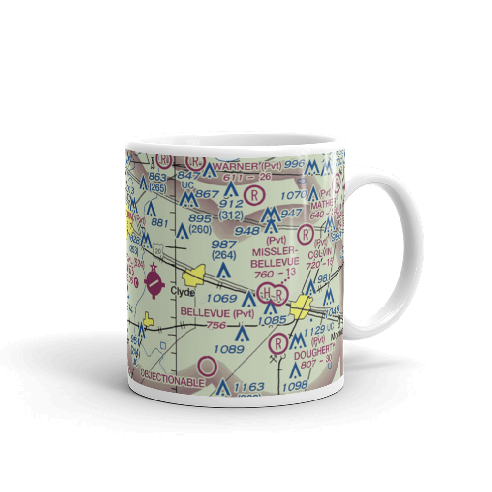 Jenkins Airport (9OA7) VFR Sectional  Mug 