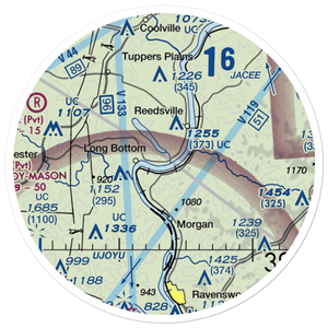 Bellville Dam Landing Strip (9OA3) VFR Sectional Sticker (20 mile)