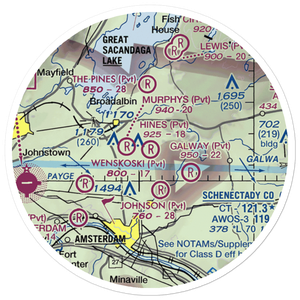 Hart Airport (9NY7) VFR Sectional Sticker (20 mile)