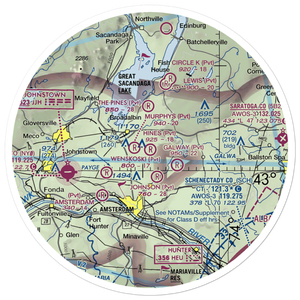 Hart Airport (9NY7) VFR Sectional Sticker (30 mile)