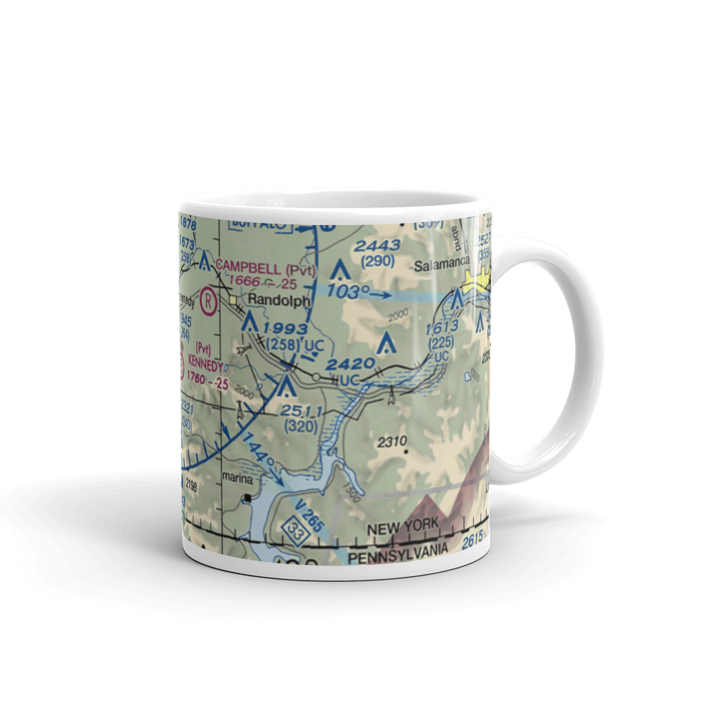 Kennedy Airfield (9NY4) VFR Sectional  Mug 