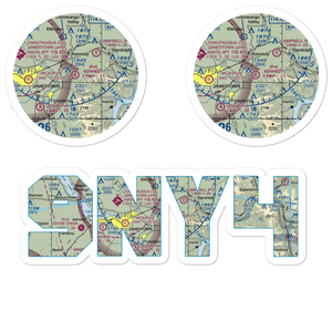 Kennedy Airfield (9NY4) VFR Sectional Sticker Pack