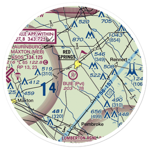 Buie Field (9NR8) VFR Sectional Sticker (20 mile)