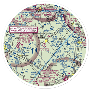 Buie Field (9NR8) VFR Sectional Sticker (30 mile)
