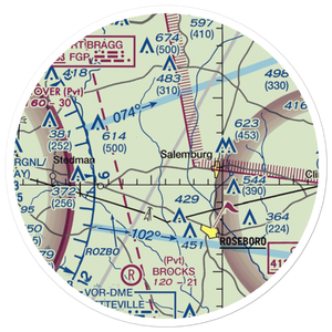 Triple F Airpark (9NR7) VFR Sectional Sticker (20 mile)