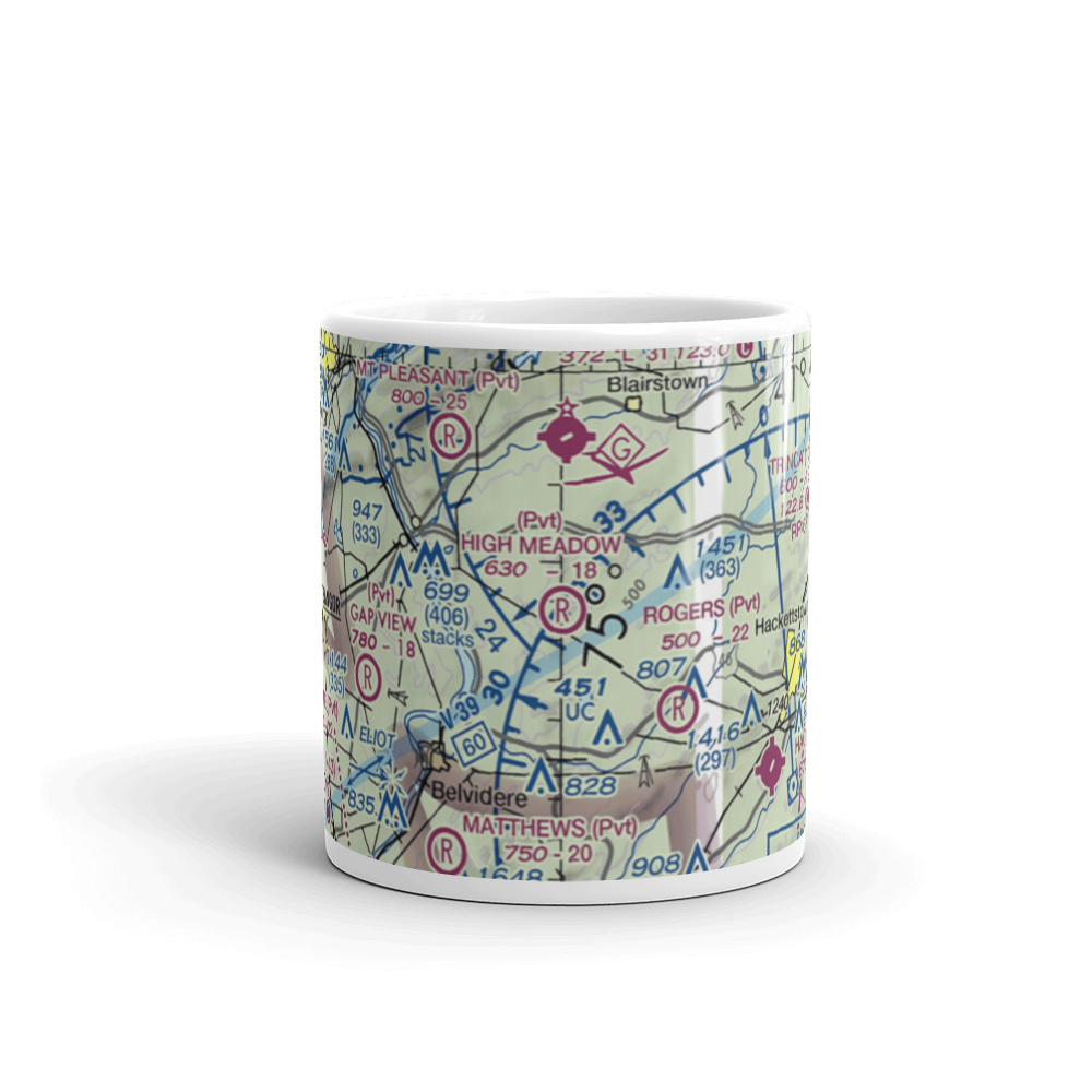 High Meadow Farms Airport (9NJ8) VFR Sectional  Mug 