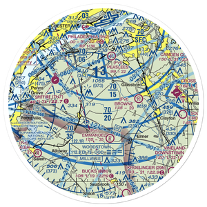 Stallone Airport (9NJ5) VFR Sectional Sticker (30 mile)