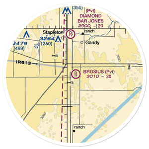 Brosius Field (9NE8) VFR Sectional Sticker (20 mile)