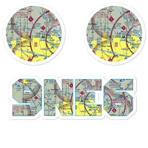 Bates Airpark (9NE6) VFR Sectional Sticker Pack