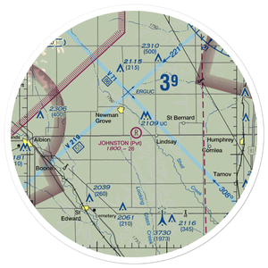 Johnston Field (9NE4) VFR Sectional Sticker (30 mile)