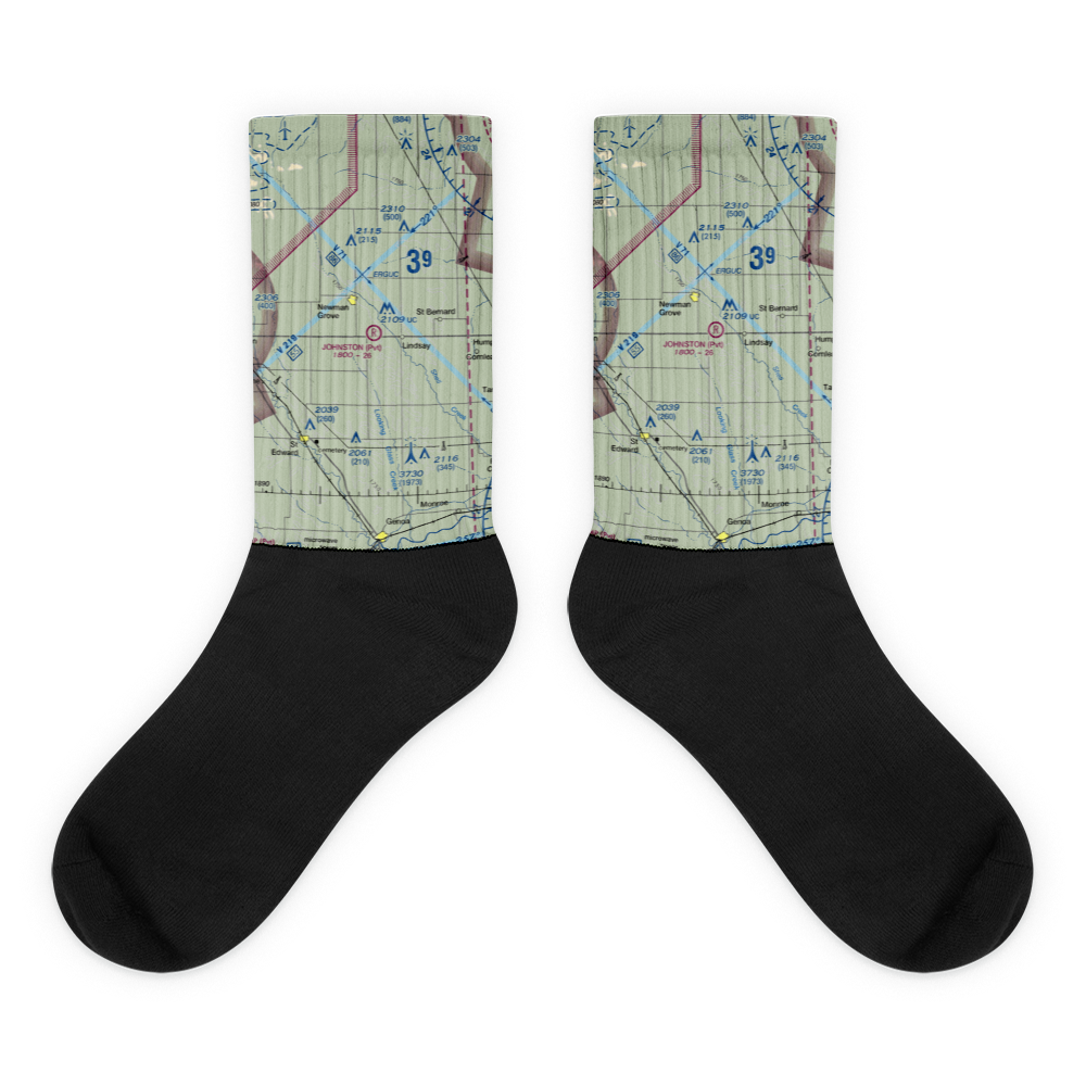 Johnston Field (9NE4) VFR Sectional Socks 