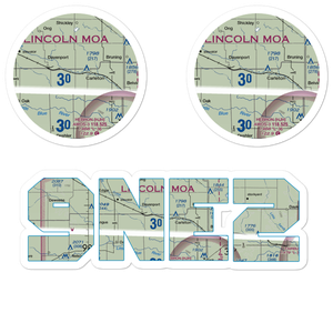 Folkerts Airport (9NE2) VFR Sectional Sticker Pack