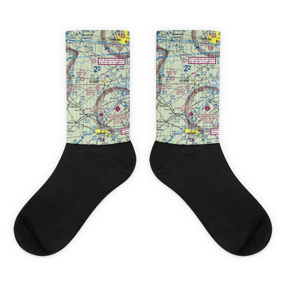 Eagles Landing Airport (9NC8) VFR Sectional Socks 