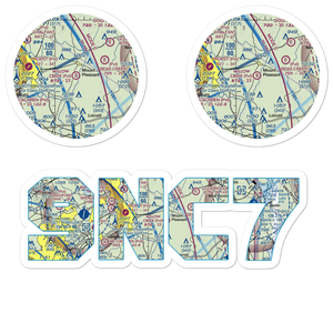 Willow Creek Airport (9NC7) VFR Sectional Sticker Pack