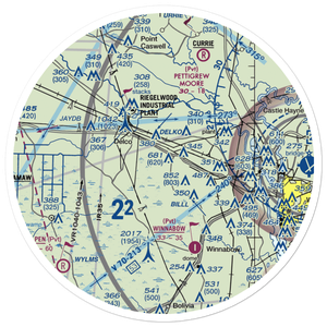 Sandy Run Acres Airport (9NC6) VFR Sectional Sticker (30 mile)