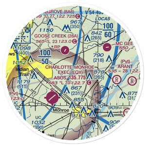 Edwards Airport (9NC3) VFR Sectional Sticker (20 mile)