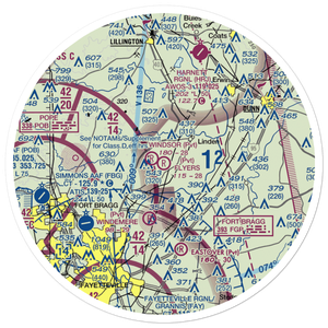 Flyers Airpark (9NC2) VFR Sectional Sticker (30 mile)