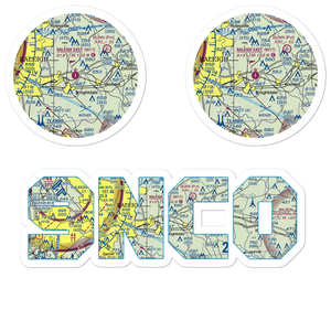 Raleigh East Airport (9NC0) VFR Sectional Sticker Pack